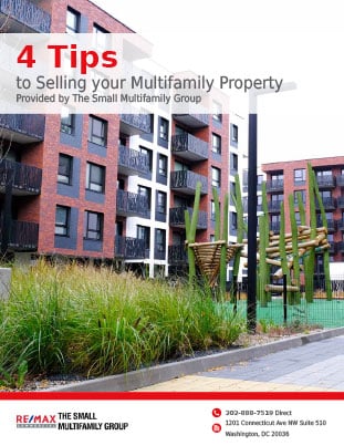 4 Tips to Selling Multifamily Property eBook cover.